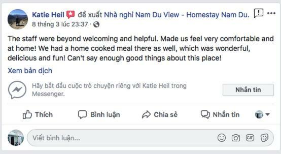 Nam Du View Guest House Kültér fotó